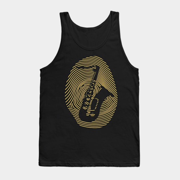 Saxophone design Tank Top by HBfunshirts